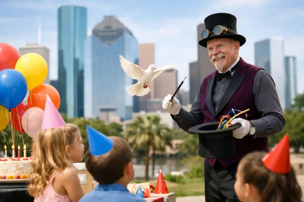 Houston Birthday Party Magician for Big Fun