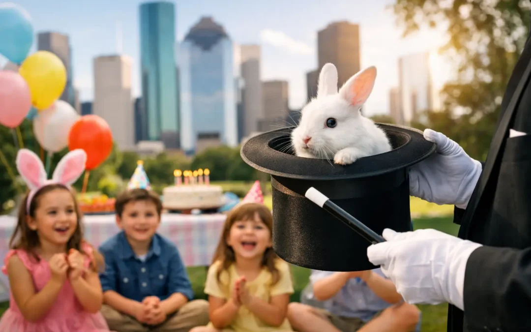 Bunny Magician Birthday Show Ideas for Houston