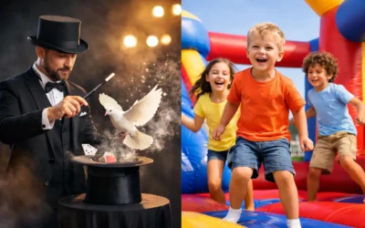 Magic Show vs Bounce House for Parties