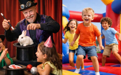 Magic Show vs Bounce House for Parties