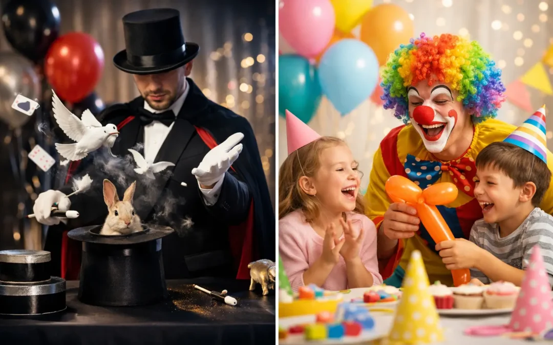 Magician or Clown Birthday Party?
