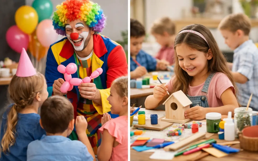 Party Entertainer Versus DIY Activities