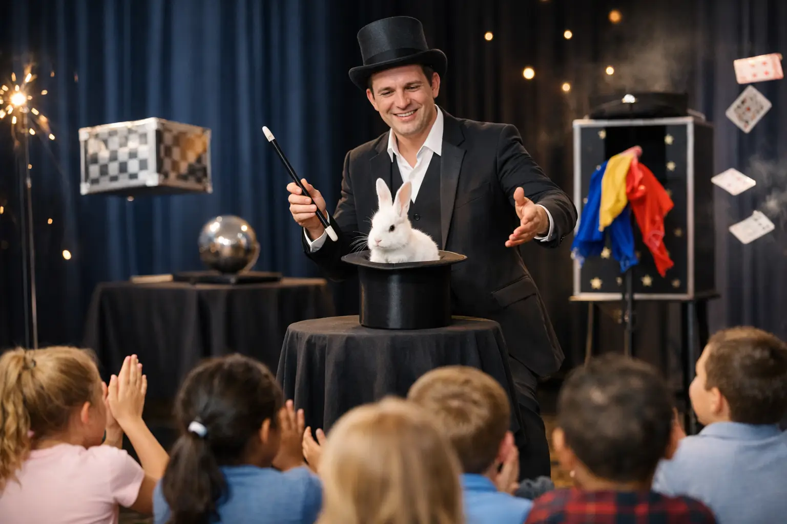 School Fundraiser Magic Show Example Ideas - Houston Magician Lanny ...