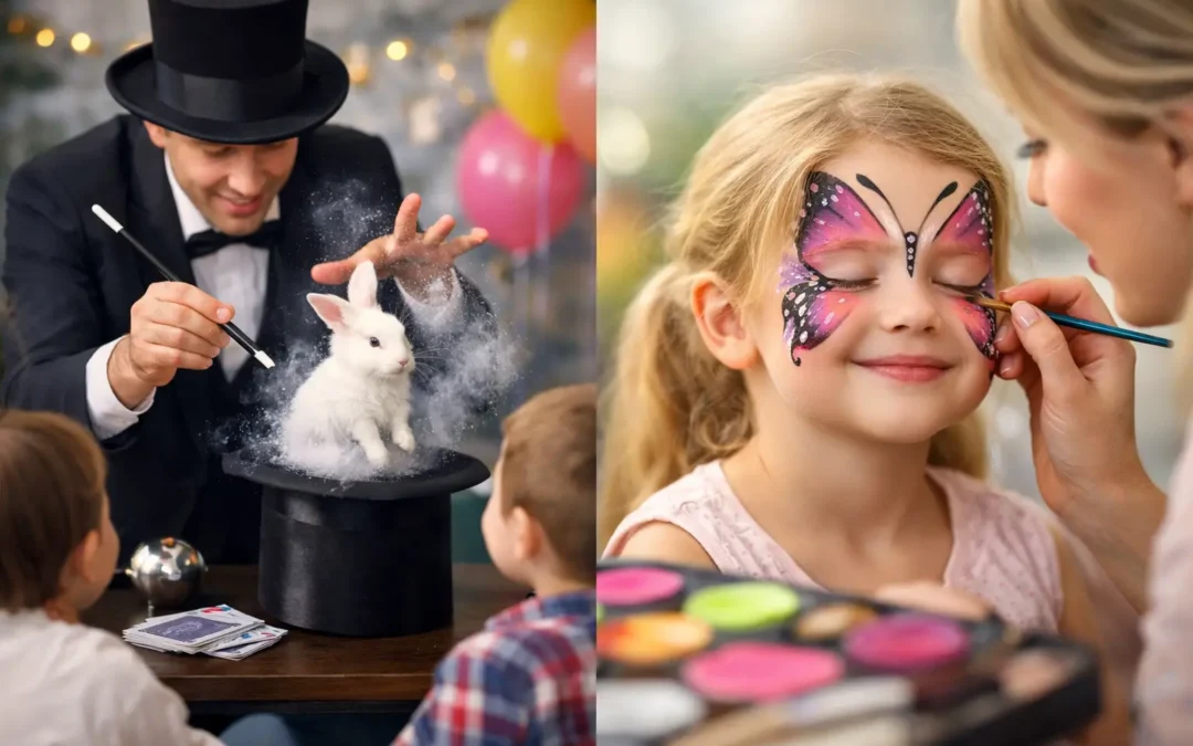 Magic Show vs Face Painting for Parties