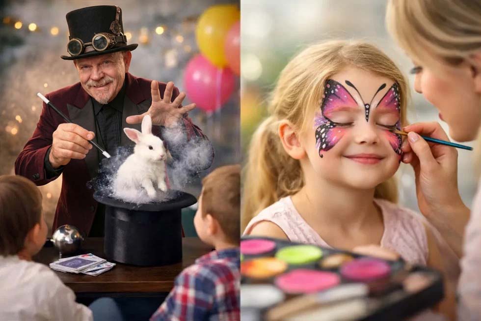 Magic Show vs Face Painting for Parties