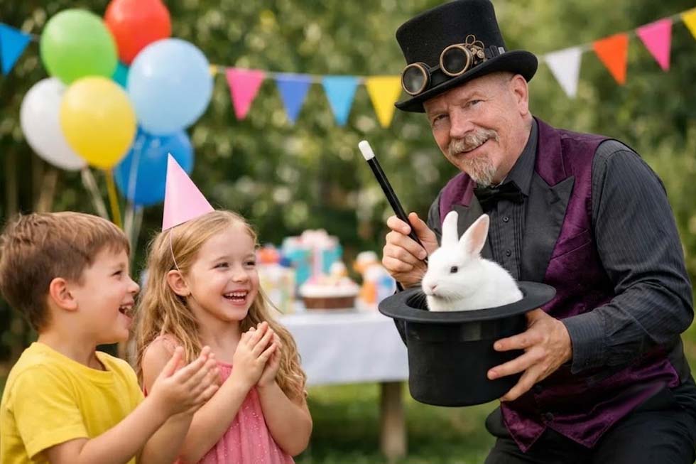 Magician for Kids Birthday Party Houston