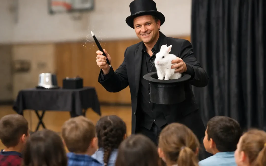 School Assembly Magician Houston Parents Trust