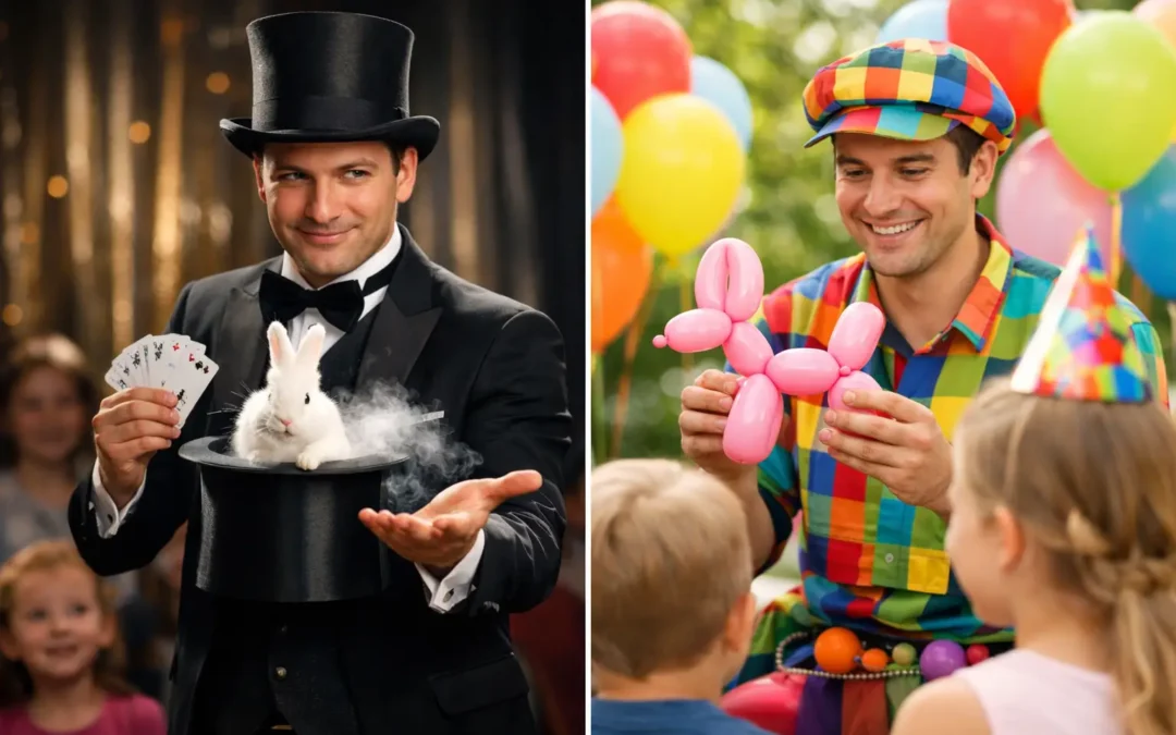 Magician vs Balloon Artist for Kids’ Parties
