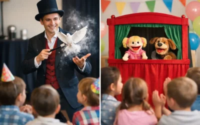Magician vs Puppet Show for a Kids’ Party