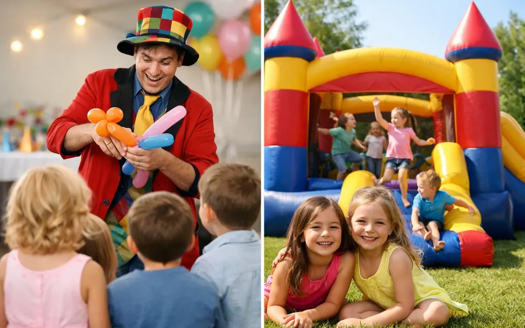 Party Entertainer vs Bounce House for Birthdays