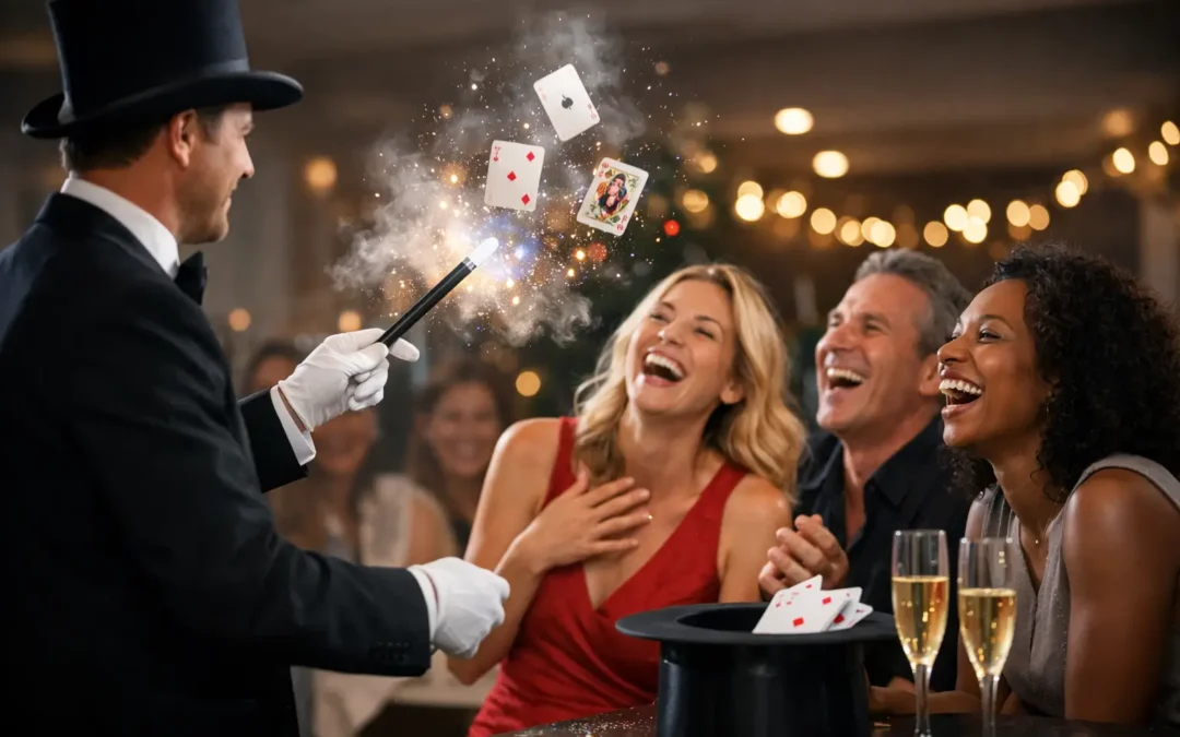 Magician Party Etiquette for Happy, Laughing Guests