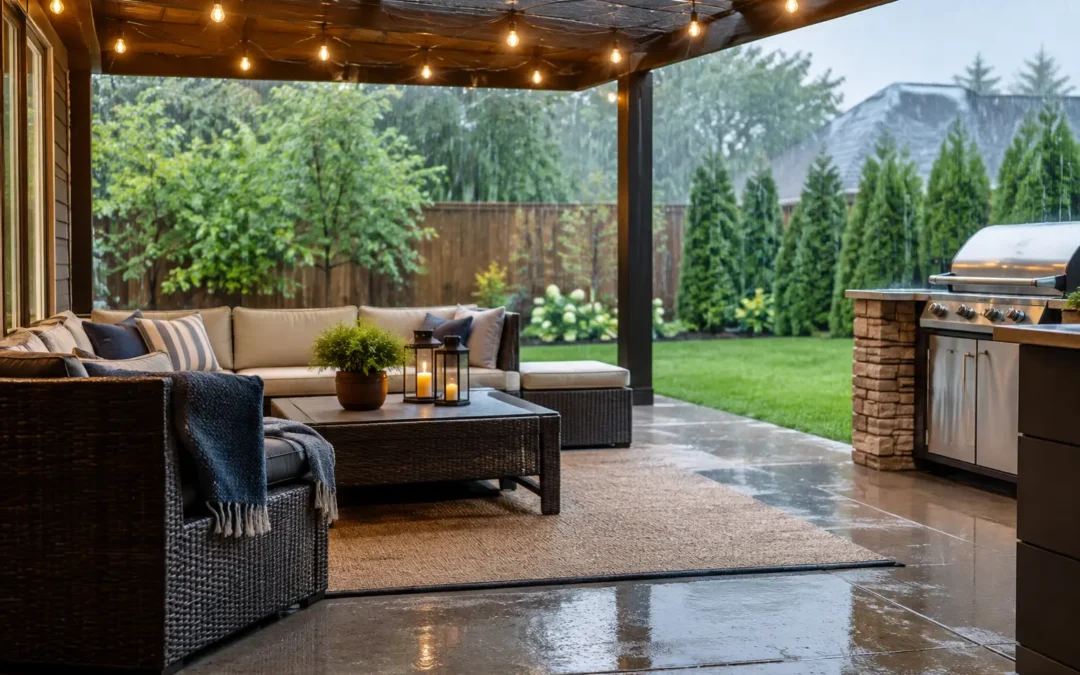 How to Plan Rainproof Backyard Entertainment