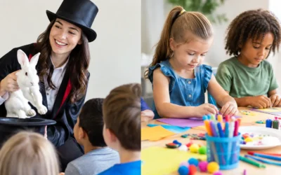 Animal Magic Versus Craft Station for Parties